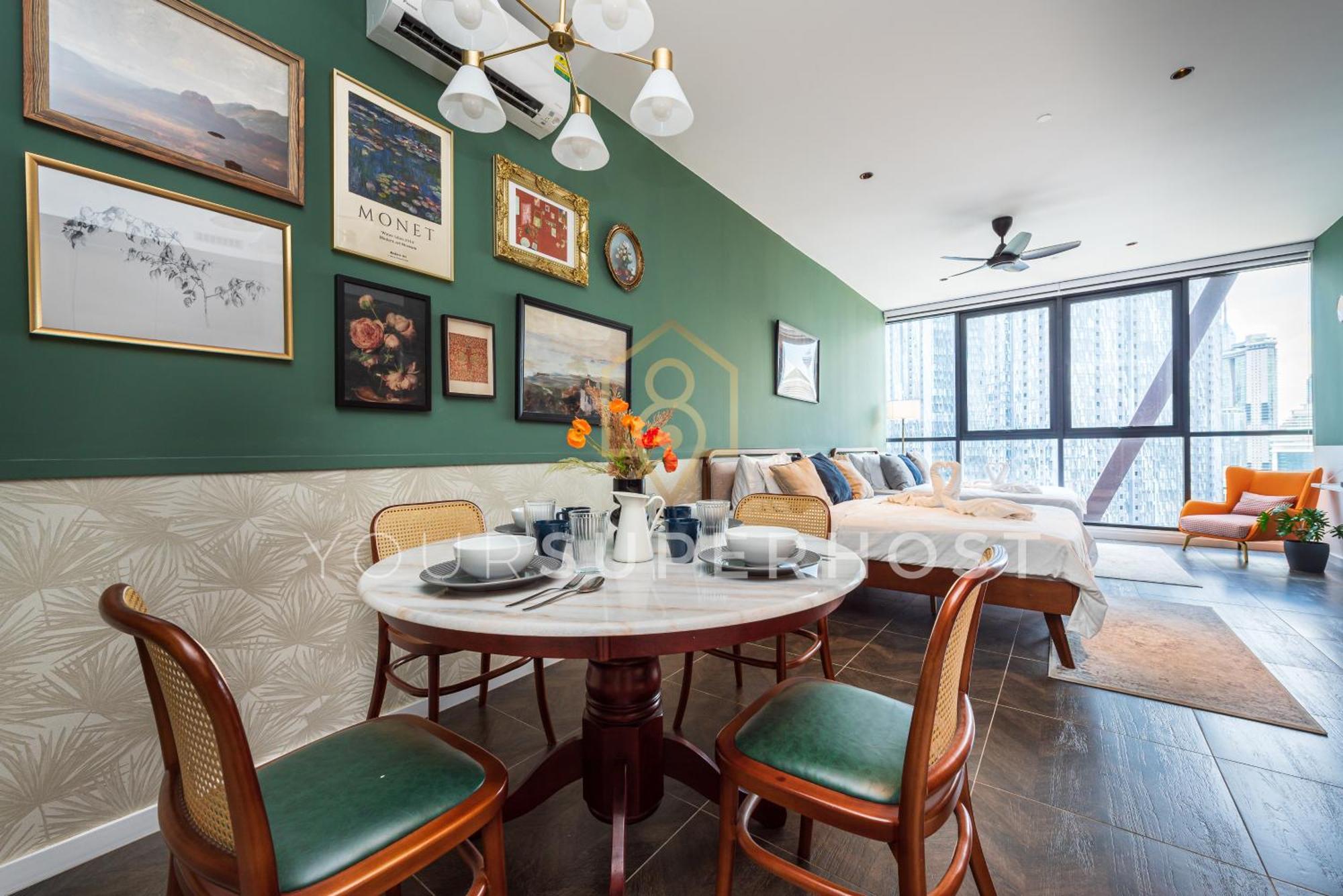 Scarletz Suites Near Klcc By Yoursuperhost Куала Лумпур Стая снимка