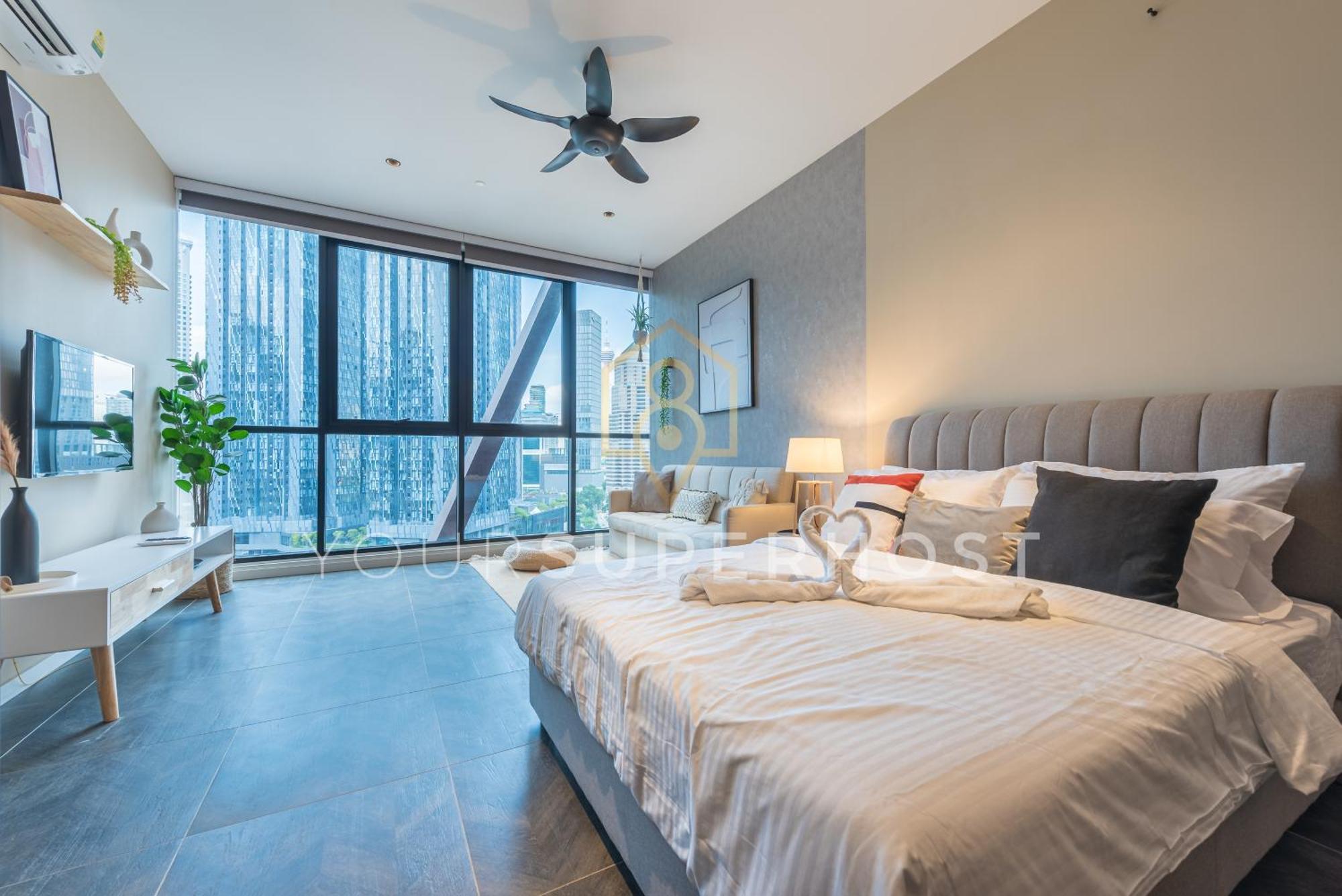 Scarletz Suites Near Klcc By Yoursuperhost Куала Лумпур Стая снимка
